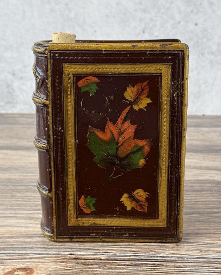 Redware Civil Rights Book Form Whiskey Flask