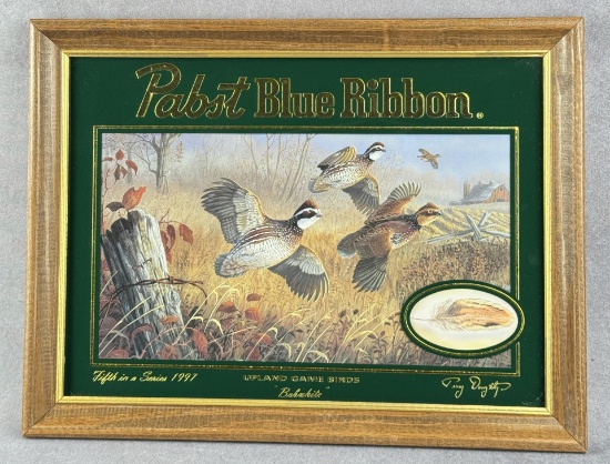 Pabst Blue Ribbon Beer Upland Birds Sign