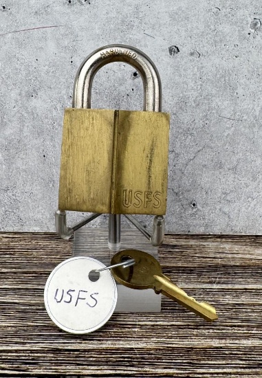 Yale USFS US Forest Service Lock
