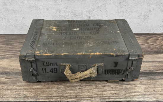 Yugoslavian 8mm Ammo Storage Crate Box