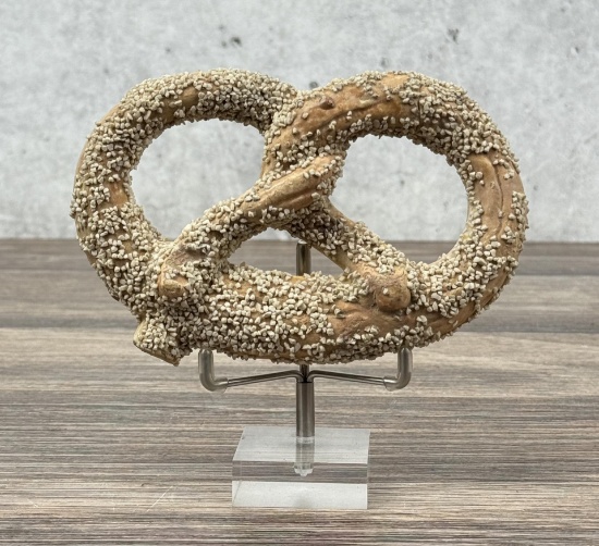 Antique Butte Montana Pretzel Whiskey Flask