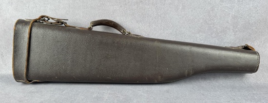 Leg Of Mutton Hard Leather Gun Case