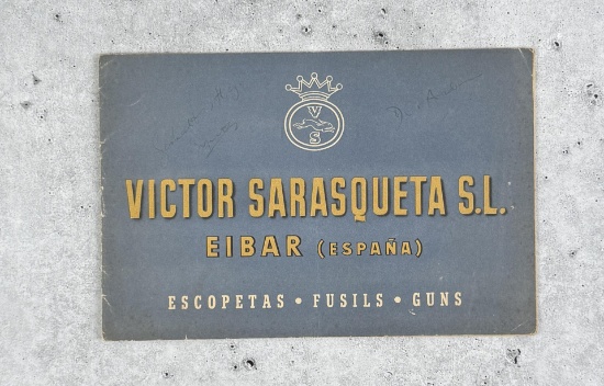 Victor Sarasqueta Firearms Catalog