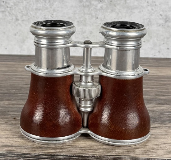 French Aluminum Lemaire Safari Binoculars