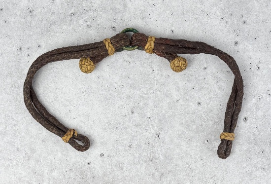 Antique Braided Leather Cowboy Bosal
