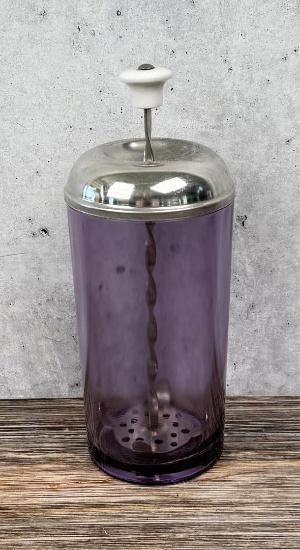 Roberts Lightning Mixer Purple Glass Beater Jar