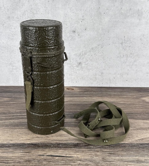 Cold War German Army Gas Mask Canister