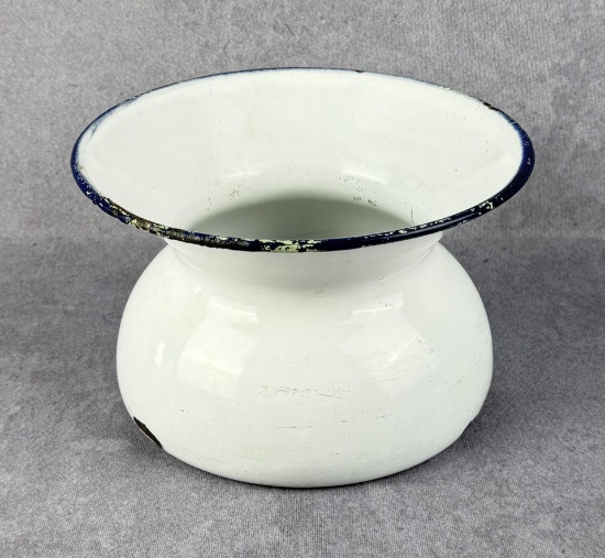 Antique Butte Montana Saloon Porcelain Spittoon
