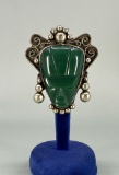 Taxco Mexico Sterling Aztec Brooch