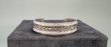 Navajo Sterling Silver Cuff Bracelet