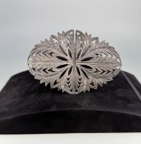 Victorian Sterling Silver Belt Buckle