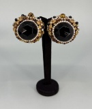 Costume Jewelry Rhinestone Earrings