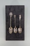 .800 Silver Souvenir Spoons