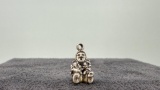 Sterling Silver Native American Storyteller Charm