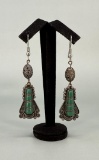 Taxco JGC Mexico Sterling Silver Drop Earrings