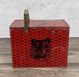Tiger Plug Cut Tobacco Tin