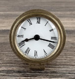 Silver Plate Quartz Desk Clock