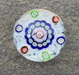 Antique Millefiori Glass Paperweight