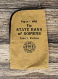 State Bank of Somers Montana Bank Bag