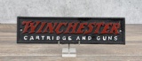 Cast Iron Winchester Rifles Plaque Sign