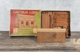 J.L. Wright Lincoln Log Set