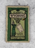 Clason's Wyoming Road Map Railway Guide