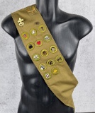 Antique Boy Scouts of America Merit Badge Sash