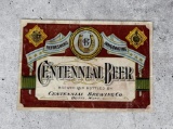 Centennial Brewing Butte Montana Beer Label