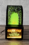 Green Fire Chartreuse Bar Bottle Display Sign