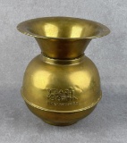 Union Pacific Railroad Brass Spittoon