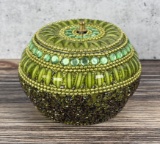 Beaded Treasure Trinket Box