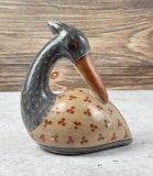 Solis Tonala Mexican Pottery Heron