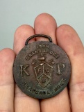 Knights Pythias Anaconda Montana Watch Fob