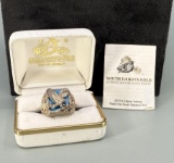 Black Hills Gold Sterling Silver Ring