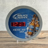 Bud Light Beer Clock