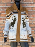 Vintage Knit Rite Mills Cowichan Orlon Sweater