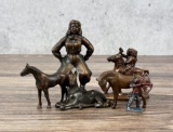 Carnival Figurines Native American Cowgirl