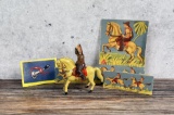 Kohler Indian on Bucking Horse Wind Up Toy