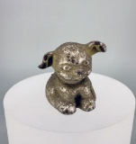 Griswold Bucki Ribbons Cast Iron Pup Paperweight