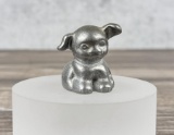Griswold Hines Pup Aluminum Paperweight