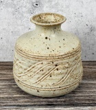 Studio Pottery Stoneware Bottle Vase