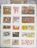 Jessie Wilber Montana WPA Serigraph Print Set