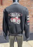Harley Davidson Motorcycles Wool Bomber Jacket