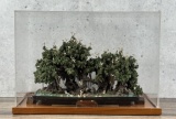 Chinese Shiwan Porcelain Tree with Herons