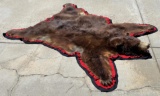 Montana Taxidermy Black Bear Rug