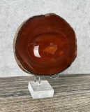 Large Polished Red Agate Paperweight