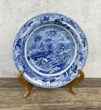 Spode Indian Sporting Chase After a Wolf Plate