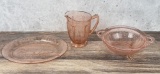 Jeannette Pink Cherry Blossom Depression Glass