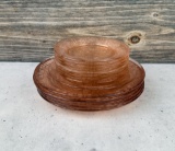 Federal Glass Sharon Cabbage Rose