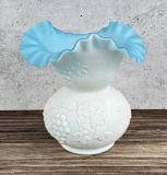 Kanawha Ruffled Glass Grape Vase
